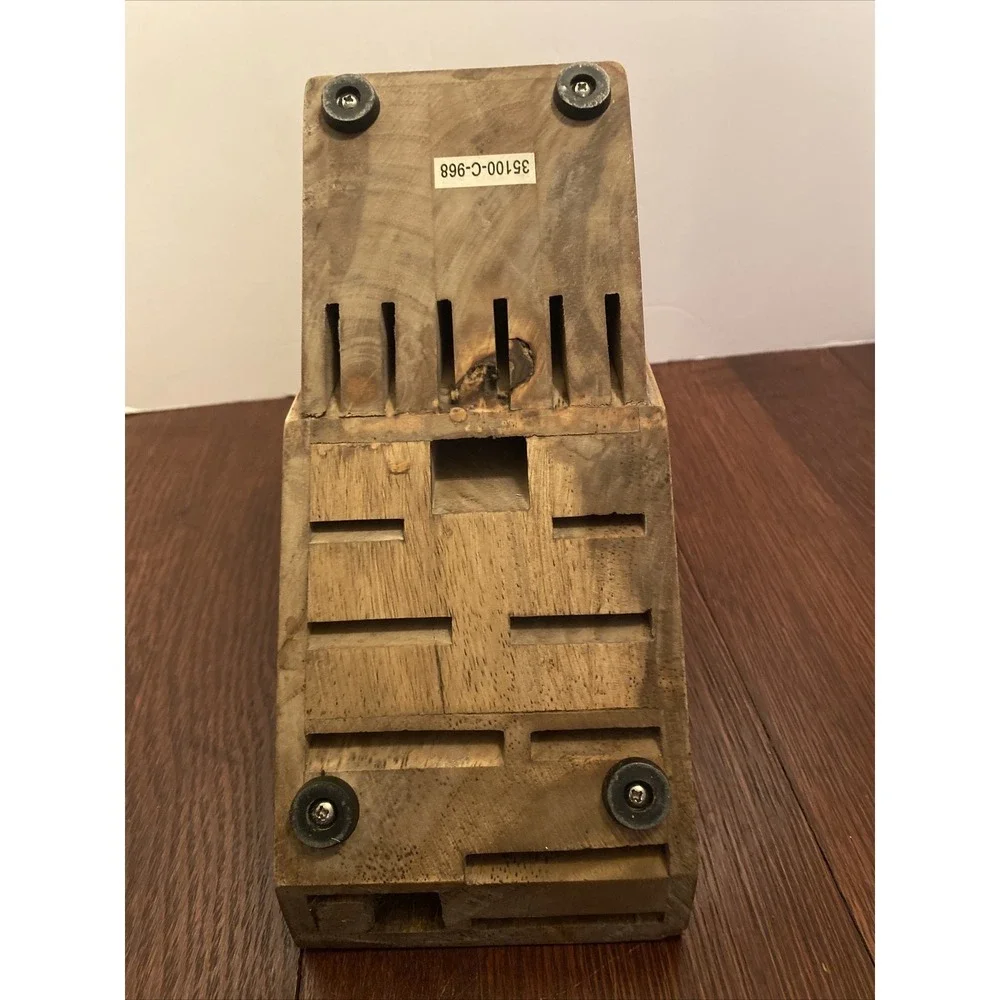 J.A.‎ Henckels 16-Slot Solid Wood Knife Block Holder - Block Only